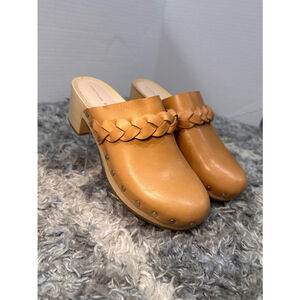 Women's Loeffler Randall Tan Clogs Size 5M